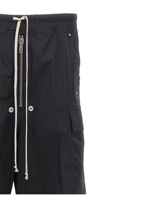 pantaloni cargobelas uomo neri RICK OWENS | RU01F2339 TE09